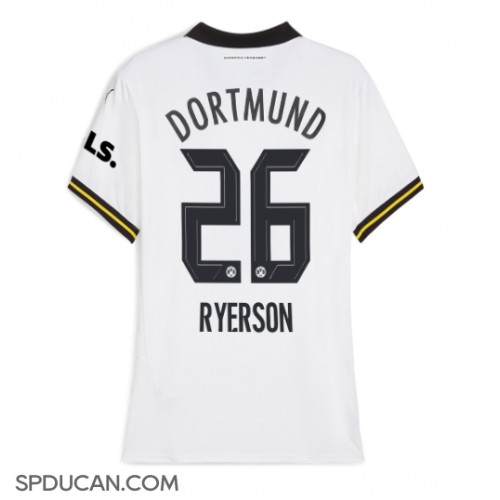 Zenski Nogometni Dres Borussia Dortmund Julian Ryerson #26 Rezervni 2024-25 Kratak Rukav